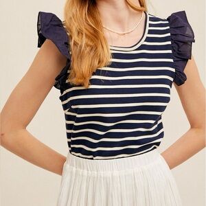 Hem & Thread Navy Knight Top - NWT